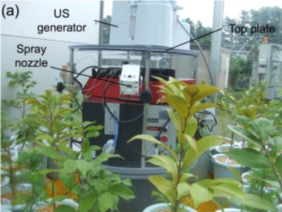 A plant-growth chamber system: Exposure to aerosol particles, 粒子発生装置付き植物育成システム (Award/受賞)