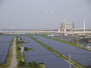 With high-school teachers visited two power-plants (発電所の見学）