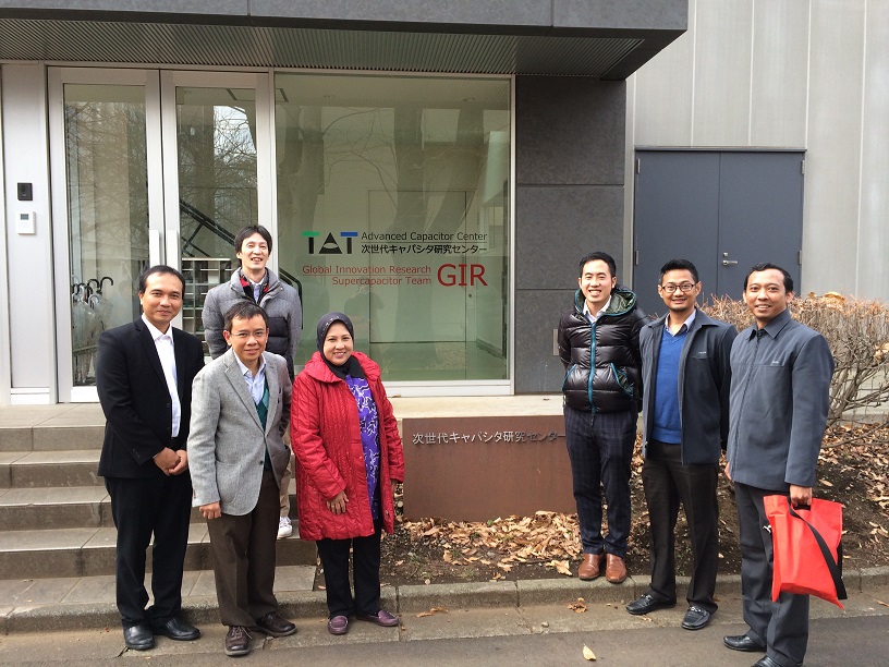 Guests: faculty members from Institute Technology Bandung (ITB), visited TUAT Capacitor Research Center.