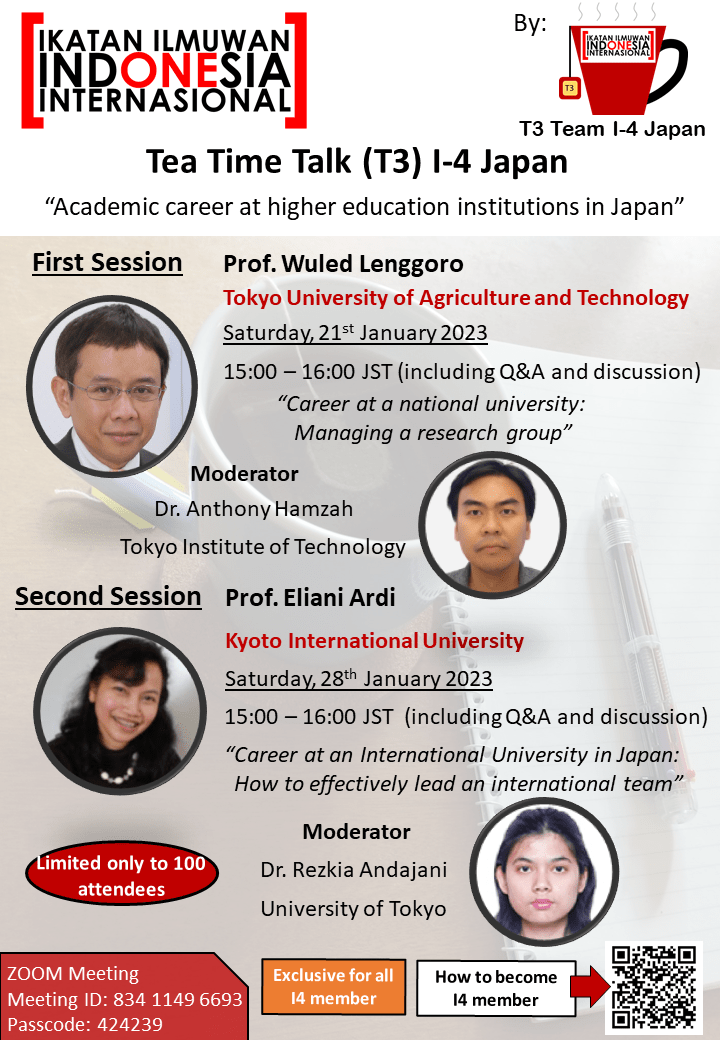 Online/Recorded: Academic Career at a Japanese University (in Indonesian)