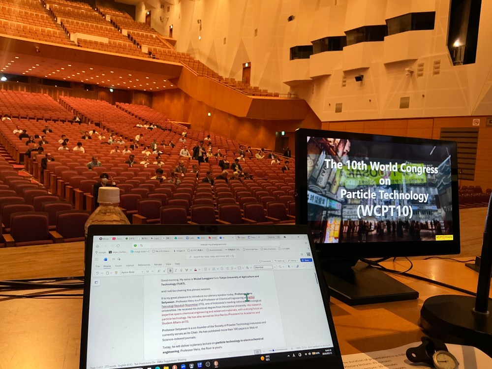 10th World Congress on Particle Technology, Osaka, May 11-15, 2026 粒子工学国際会議 (co-organized)