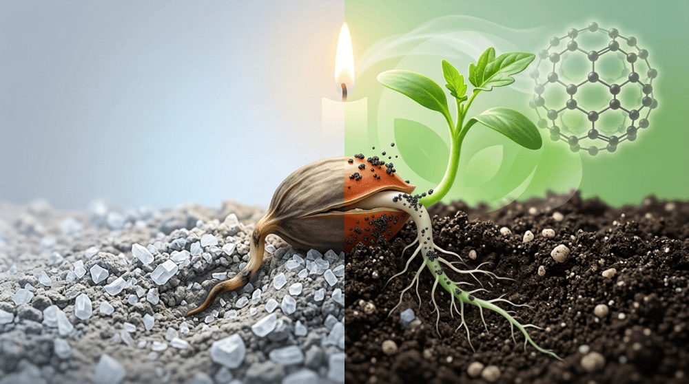 Soot Particles Enhance Tomato Seed Germination under Salinity Stress すす粒子がトマト種子の耐塩性を向上する可能性 (Award) 最優秀ポスタープレゼンター賞